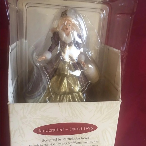 Barbie ornament 1996 Barbie Holiday ornament hallmark ornaments - Picture 2 of 4